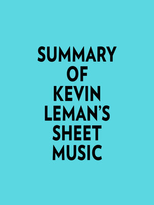 cover image of Summary of Kevin Leman's Sheet Music